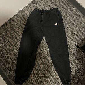Small Black Champions Sweatpants